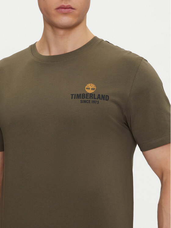 Timberland Timberland Póló TB0A2G8S Zöld Regular Fit