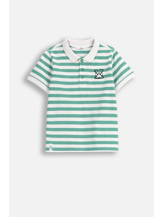 Coccodrillo Coccodrillo T-Shirt ZC5143601ABK-011 Zielony Regular Fit