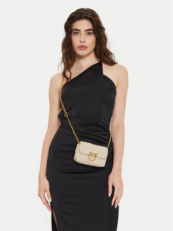 PINKO PINKO Handtasche Love Micro Puff C PE 23 PCPL 100041 A0F2 Écru