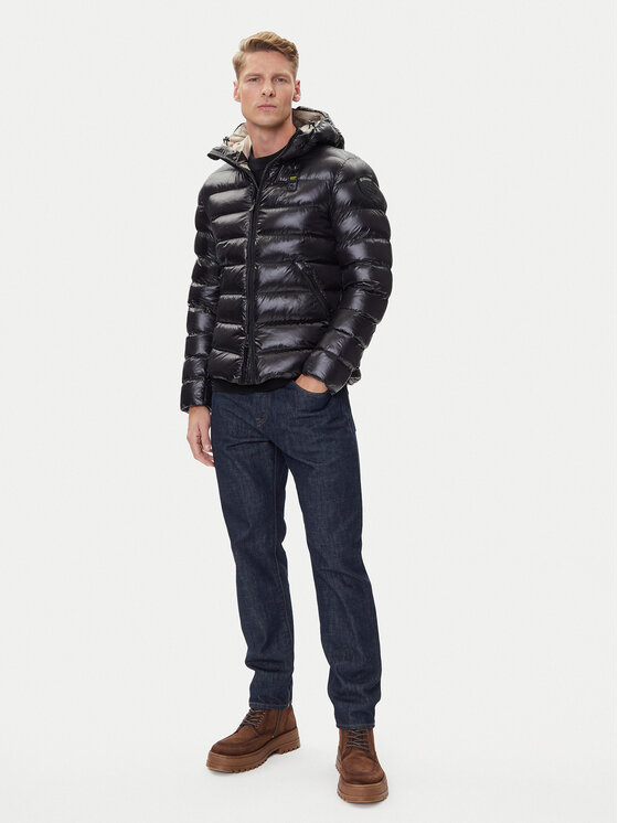 Blauer Blauer Μπουφάν μεταβατικό 25WBLUC02079 Μαύρο Regular Fit