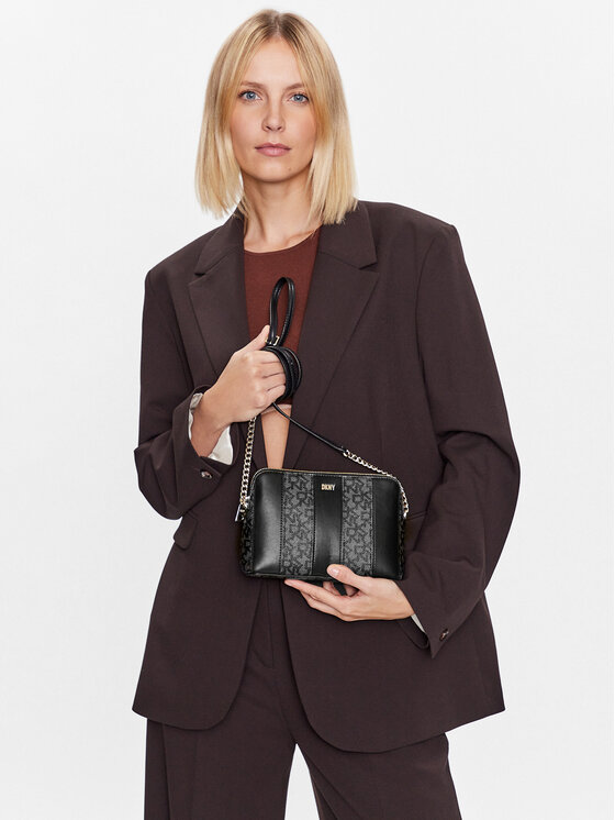 DKNY DKNY Kabelka Bryant Dome Crossbody R23E4655 Čierna