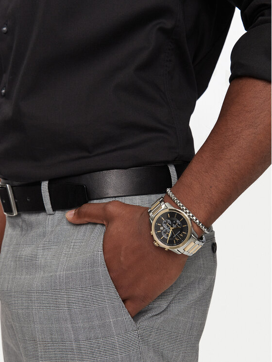 Armani Exchange Armani Exchange Zegarek Banks AX7148SET Srebrny