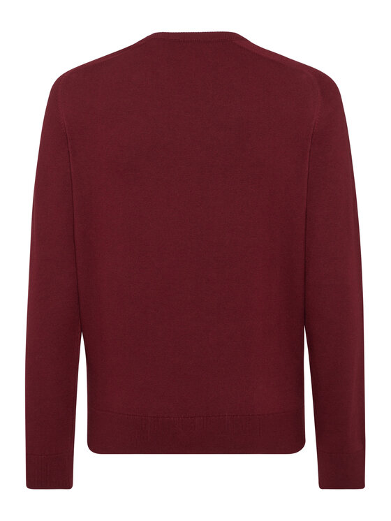 PHILIPP PLEIN PHILIPP PLEIN Sweter 199 Bordowy Regular Fit