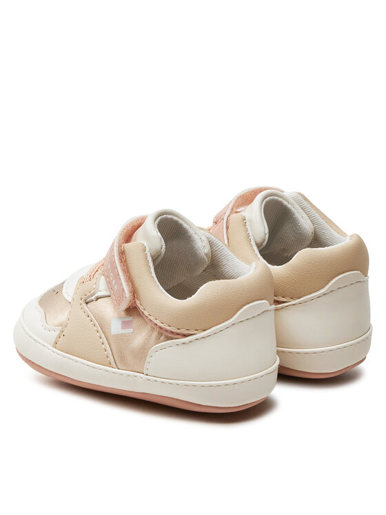Tommy Hilfiger Tommy Hilfiger Sneakers Low Cut Lace-Up/Velcro Sneaker T0A9-33511-1433 Bej