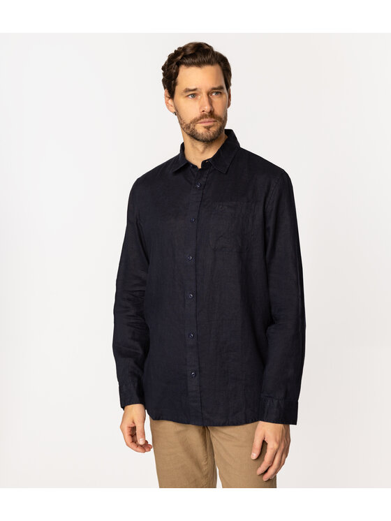 Lee Cooper Lee Cooper Koszula ROGER 2020 Granatowy Regular Fit