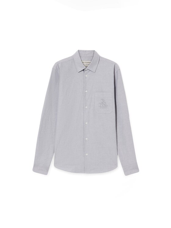 Trussardi Trussardi Koszula 5006N000054N013 Szary Regular Fit