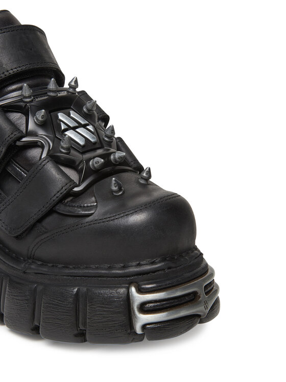 NEW ROCK NEW ROCK Čizme M-285C-S1 Crna