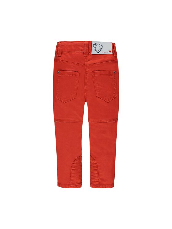 Kanz Kanz Spodnie materiałowe 1723014-2113 Czerwony Basic Fit