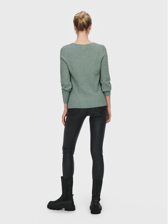 ONLY ONLY Sweter Atia 15230147 Zielony Regular Fit