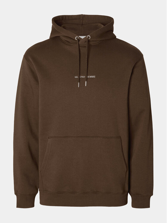 Selected Homme Selected Homme Majica dugih rukava 16090432 Smeđa Regular Fit
