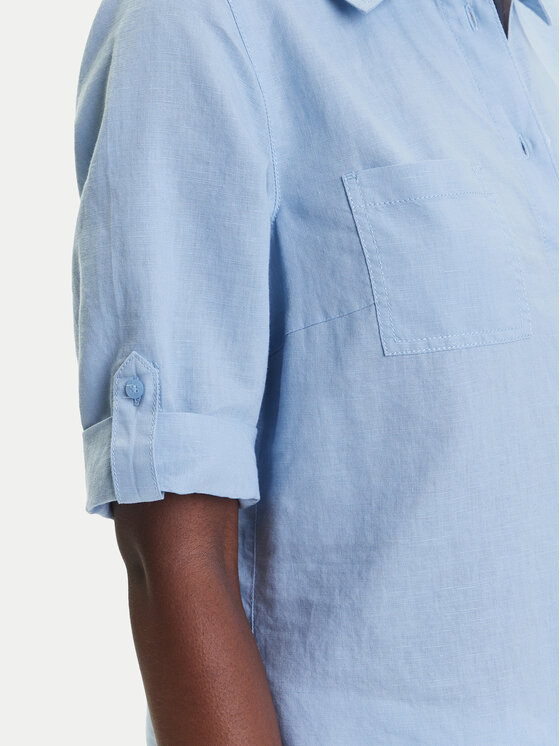 Olsen Olsen Hemd 12002121 Himmelblau Regular Fit