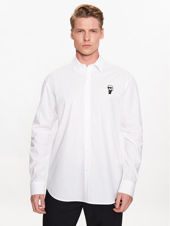 KARL LAGERFELD KARL LAGERFELD Ing 605911 532600 Fehér Regular Fit