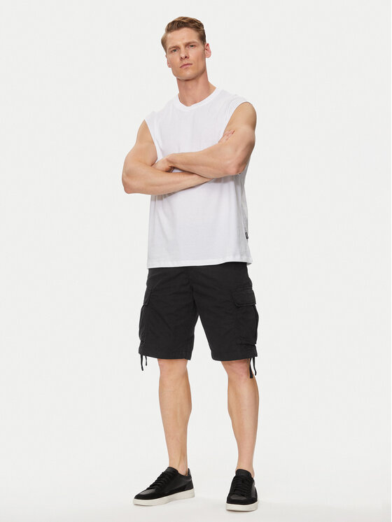 Jack&Jones Jack&Jones Šortky z materiálu Cole 12253122 Černá Loose Fit