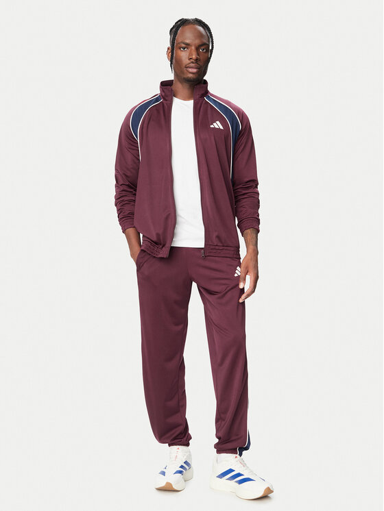adidas Trenerka Colour Block KH2731 Tamnocrvena Regular Fit