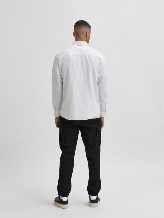 Selected Homme Selected Homme Krekls 16078867 Balts Slim Fit
