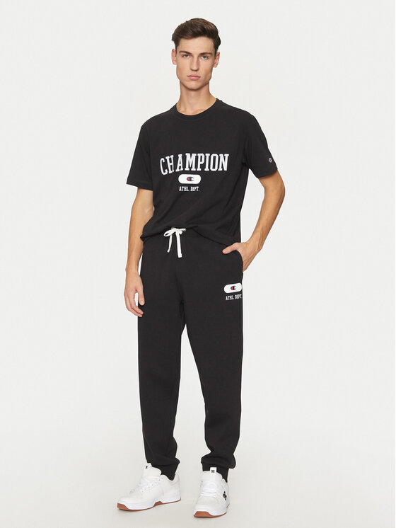 Champion Champion T-särk 220432 Must Regular Fit