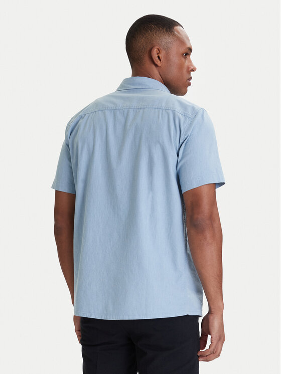 Quiksilver Quiksilver Cămașă Mw Premium Stretch EQYWT04623 Albastru celest Regular Fit