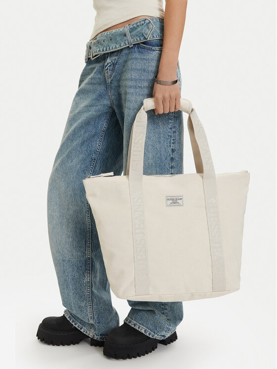 Guess Jeans Guess Jeans Kabelka CWBEO-GUESS-B-016-09 Écru
