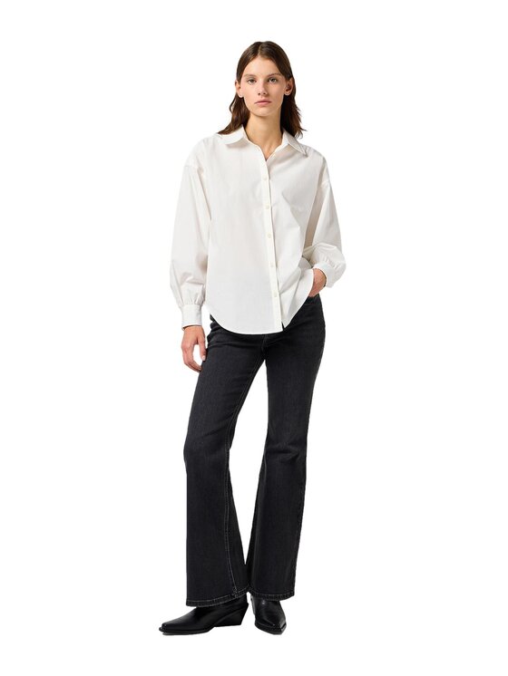 Wrangler Wrangler Jeansy Fierce Flare Czarny Bootcut Fit