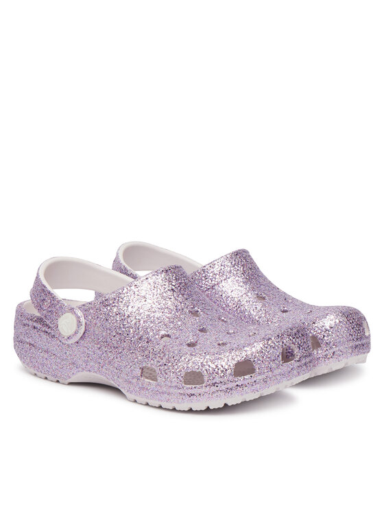 Crocs Crocs Şlapi Classic Chunky Glitter Clog K 211939 Violet