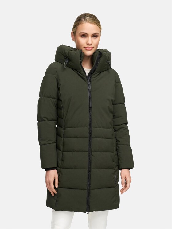 Navahoo Navahoo Kurtka zimowa Mondnebel Zielony Regular Fit