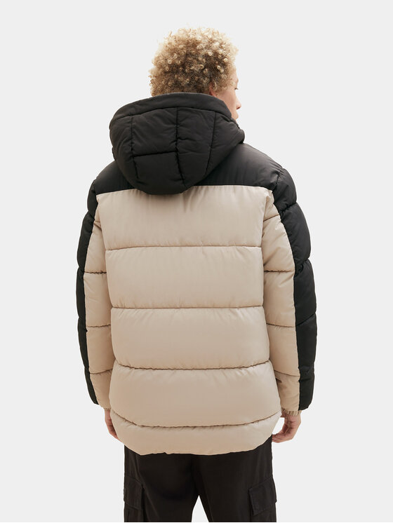 Tom Tailor Denim Tom Tailor Denim Winterjacke 1038858 Beige Regular Fit