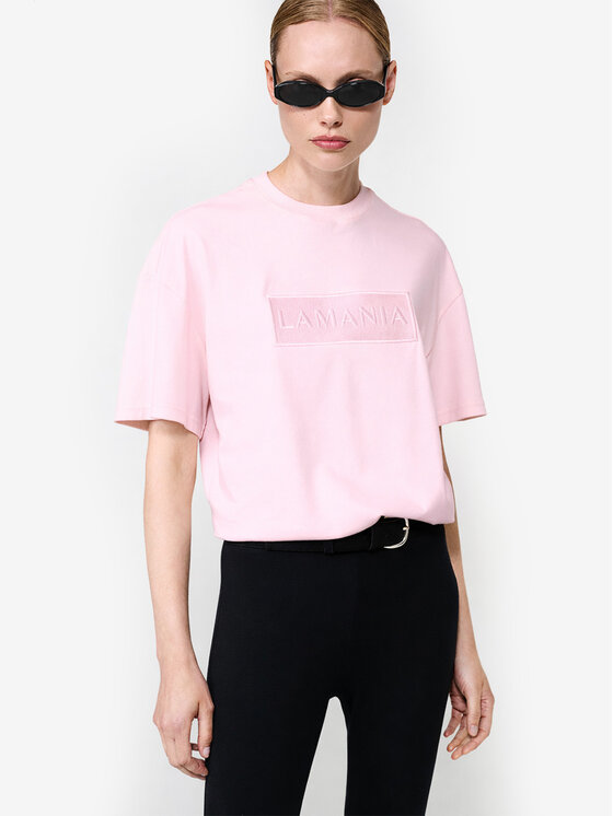 La Mania La Mania T-Shirt ALISA Růžová Basic Fit