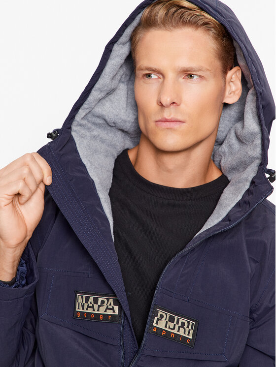 Napapijri Napapijri Übergangsjacke Rainforest NP0A4HES Dunkelblau Regular Fit