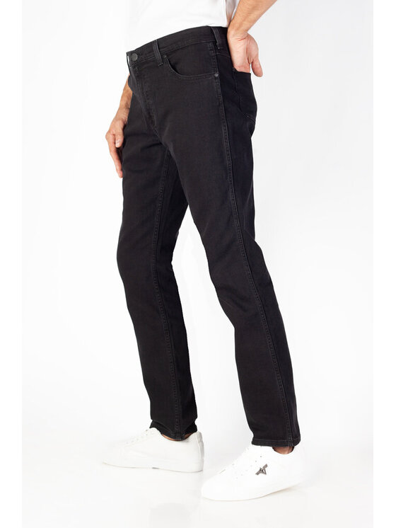 Wrangler Wrangler Jeansy GREENSBORO Czarny Regular Fit