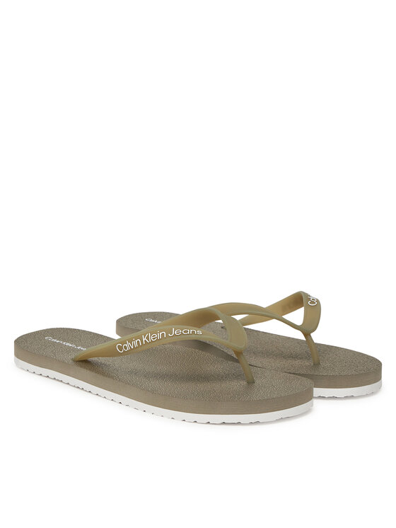 Calvin Klein Jeans Calvin Klein Jeans Japonki Thong+ Tpu YM0YM01265 Brązowy