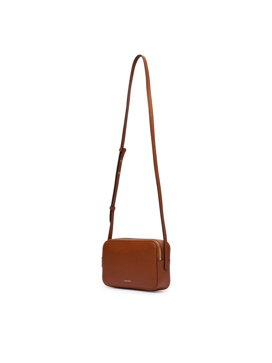 Calvin Klein Calvin Klein Torebka Foil Logo Elongated Camera Bag LV04F3276G Brązowy