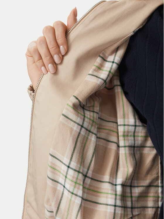 Lacoste Lacoste Μπουφάν μεταβατικό BF5305 Μπεζ Relaxed Fit