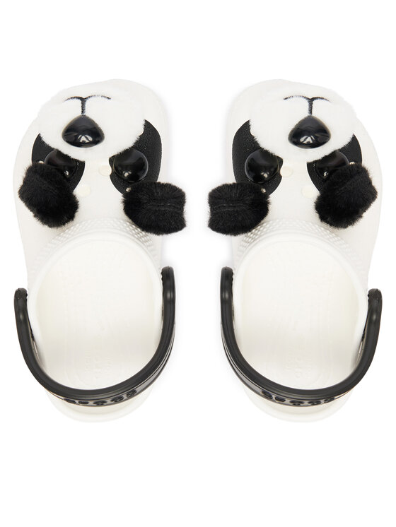 Crocs Crocs Чехли Classic IAM Panda Clog T 213838 Бял