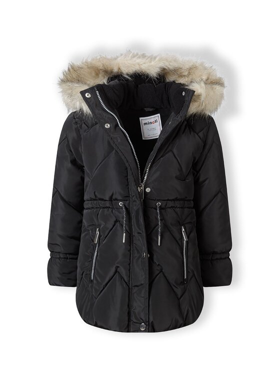 minoti minoti Kurtka zimowa 20coat87 Czarny Regular Fit
