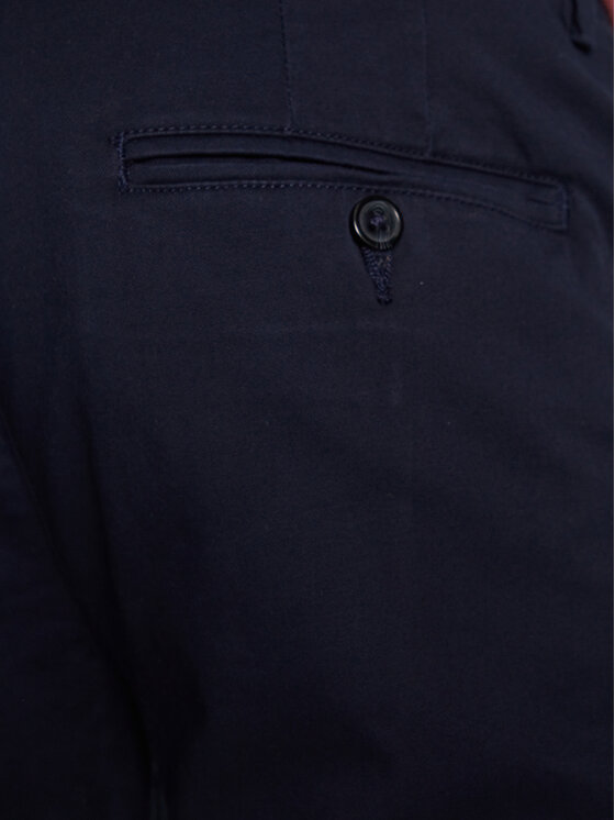 Selected Homme Selected Homme Chinosy 16087665 Granatowy Straight Fit