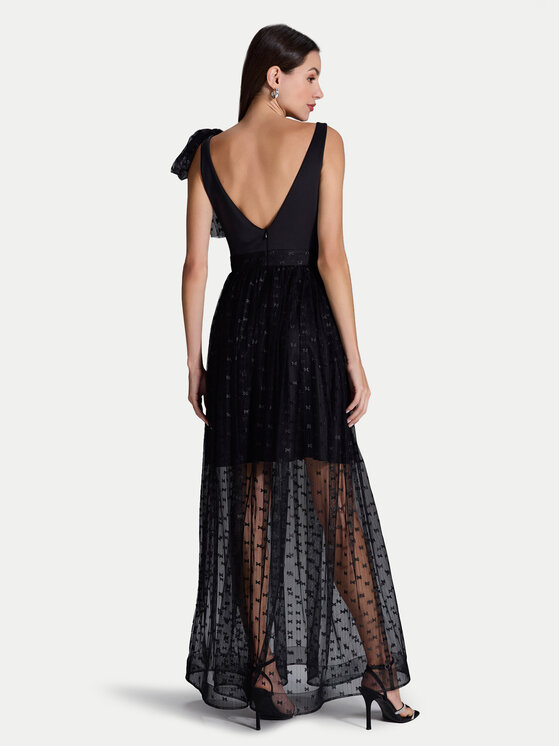 Swing Swing Õhtune kleit 5AI04600 Must Regular Fit