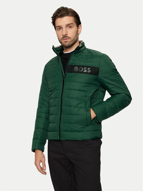 BOSS BOSS Geacă Darolus 50464308 Verde Regular Fit