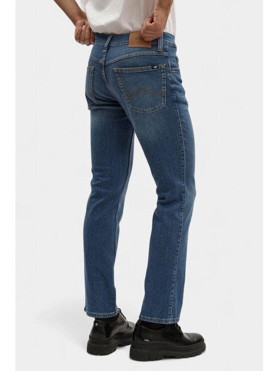 Mustang Mustang Jeansy TRAMPER STRAIGHT Niebieski Straight Fit