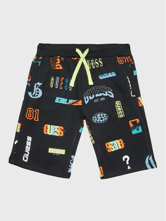 Pantaloncini sportivi L3RD03 KA6R3 Nero Regular