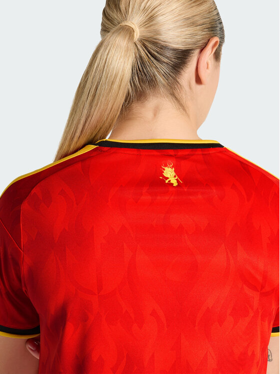 adidas adidas Koszulka techniczna Belgium 26 Home Jersey Czerwony Regular Fit