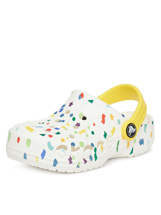 Crocs Crocs Şlapi BAYA SEASONAL PRINTED CG K 209728-94S Alb
