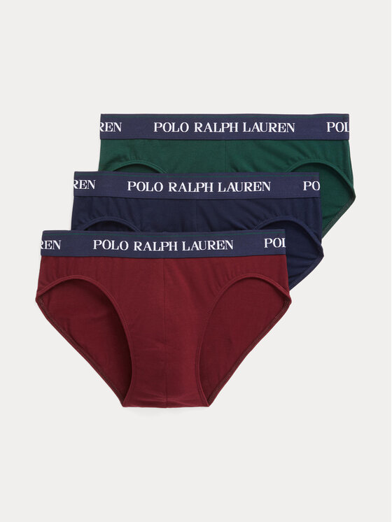 Polo Ralph Lauren Set 3 perechi de slipuri 714840543014 Colorat