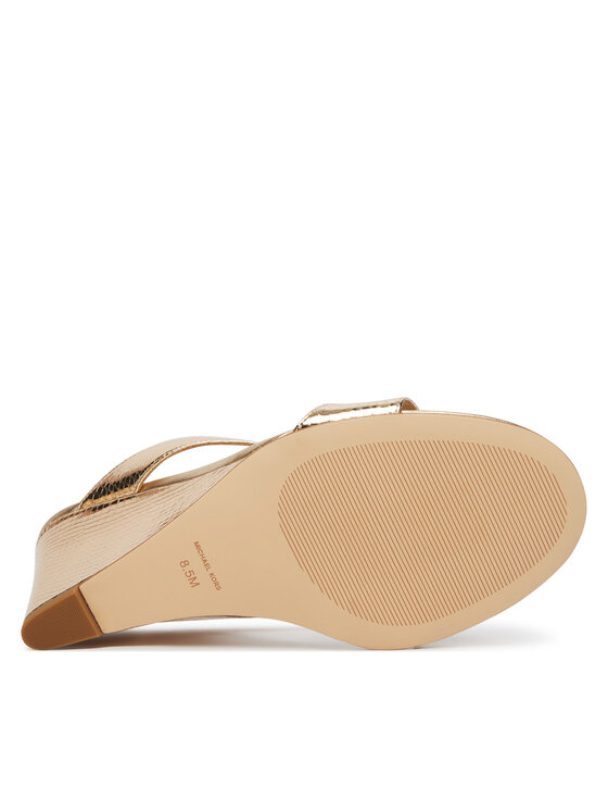 MICHAEL Michael Kors MICHAEL Michael Kors Şlapi Cherie 40T6CHMS2M Auriu