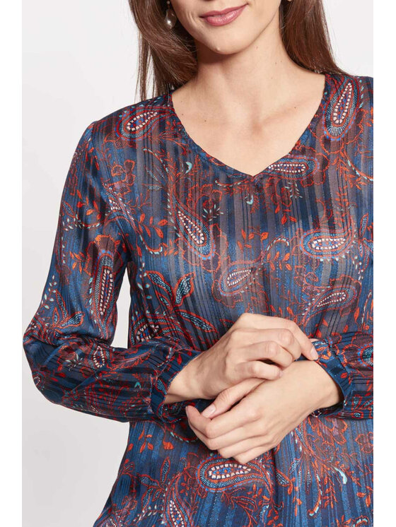 QUIOSQUE QUIOSQUE Halenka 2KC004852 Tmavomodrá Regular Fit
