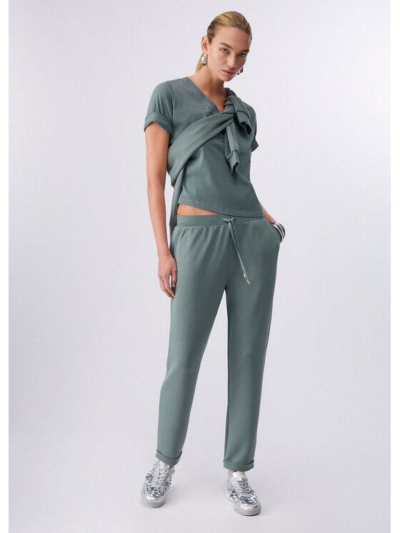 Liu Jo Liu Jo Pantaloni di tessuto TA6081JS86976009 Viola Regular Fit