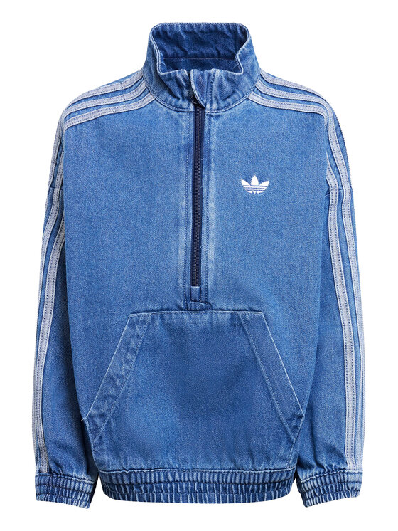 adidas adidas Jogginganzug Denim JC7871 Blau Loose Fit