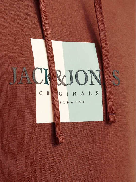 Jack&Jones Jack&Jones Majica dugih rukava 12262513 Smeđa Regular Fit
