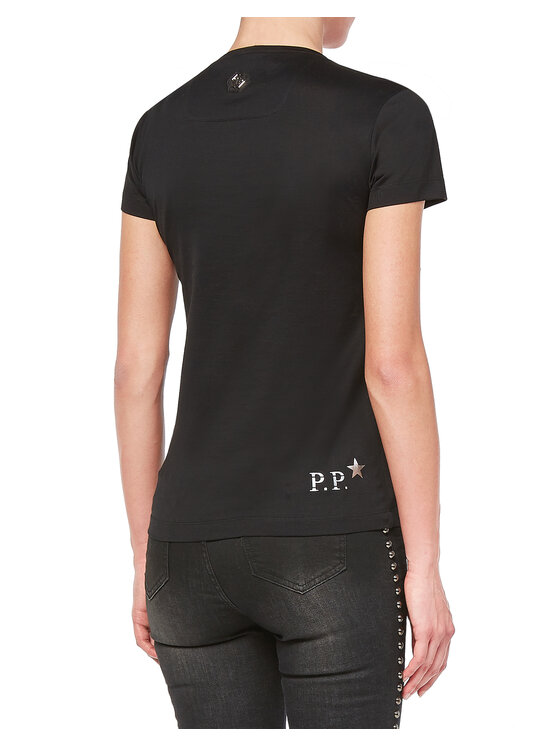 PHILIPP PLEIN PHILIPP PLEIN T-Shirt 30888 Czarny Regular Fit