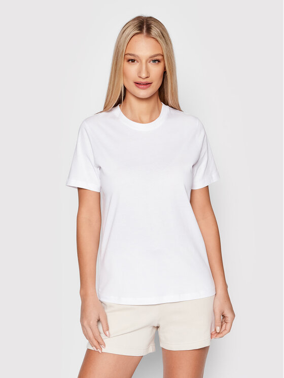 JJXX Damski T-Shirt, rozmiar XS, Biały, Anna 12200182