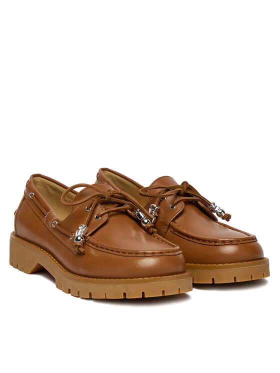 MICHAEL Michael Kors MICHAEL Michael Kors Loafersy Kenny 40R6KNFP1L Brązowy